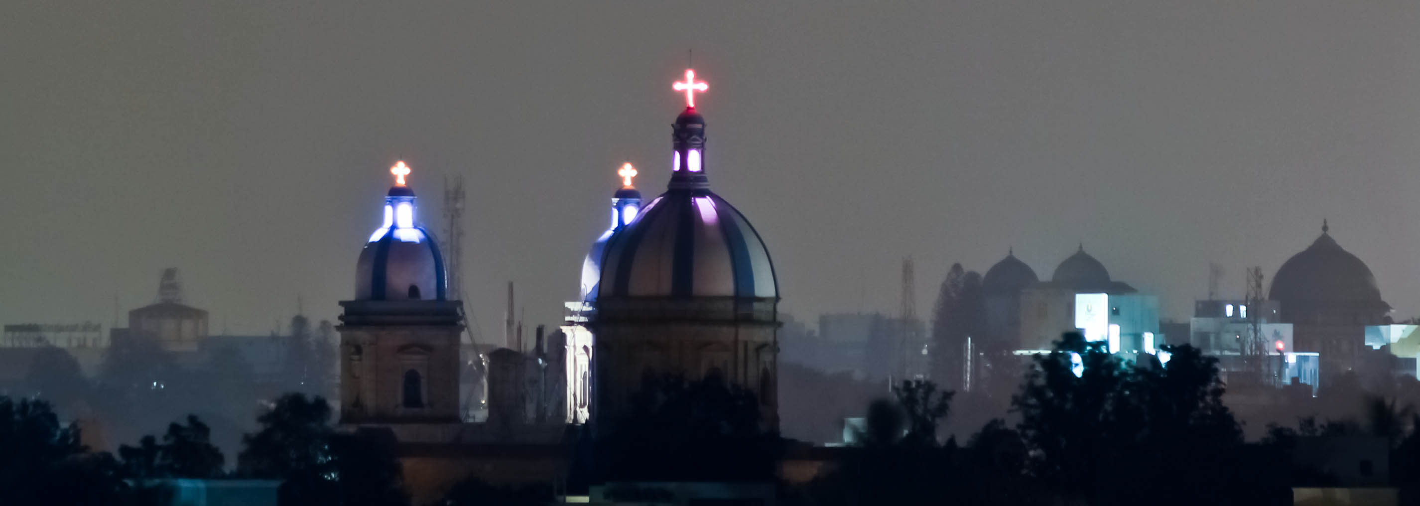 Real skyline photo of Bangalore