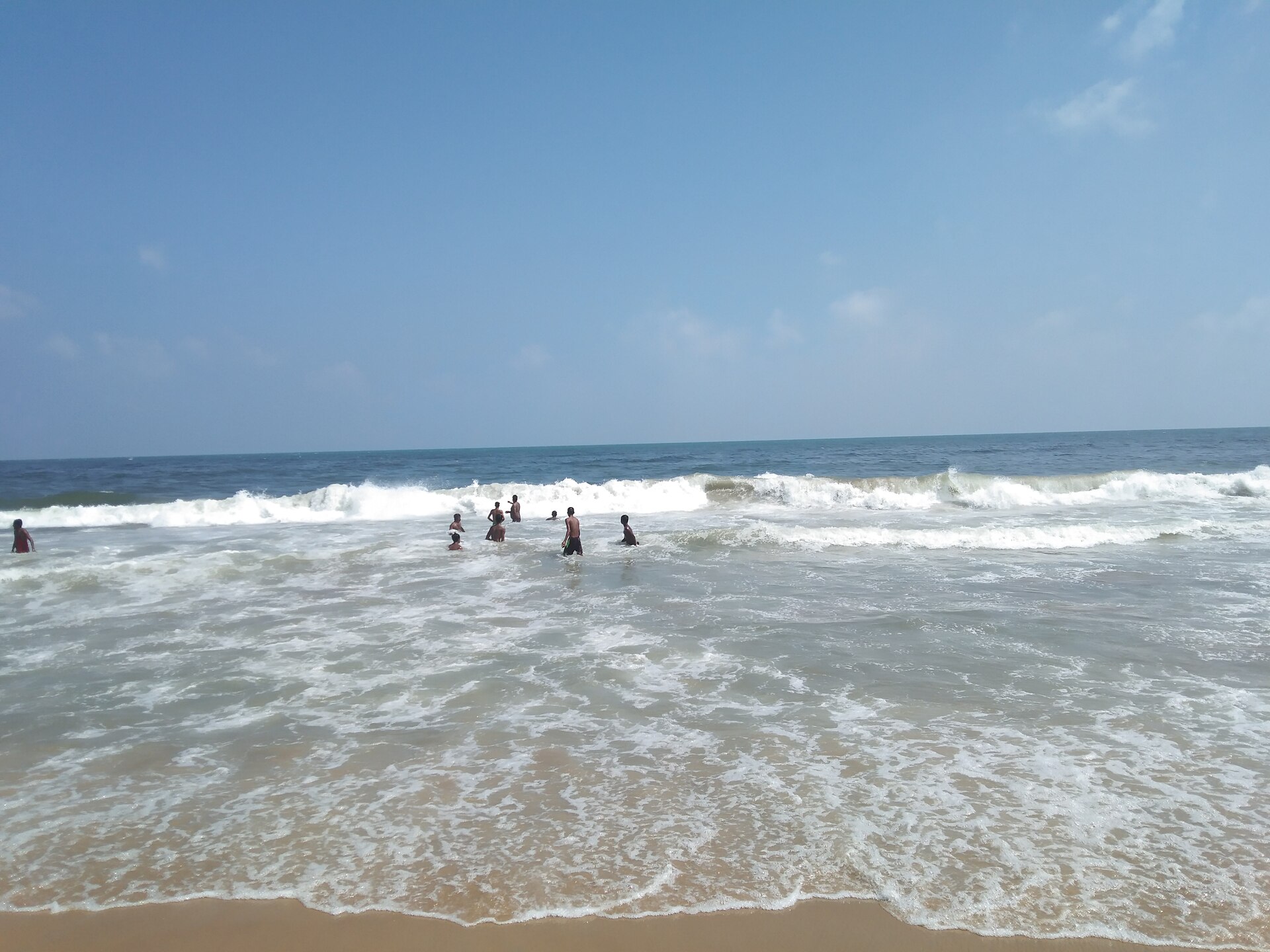 Real photo of Marina Beach in Chennai