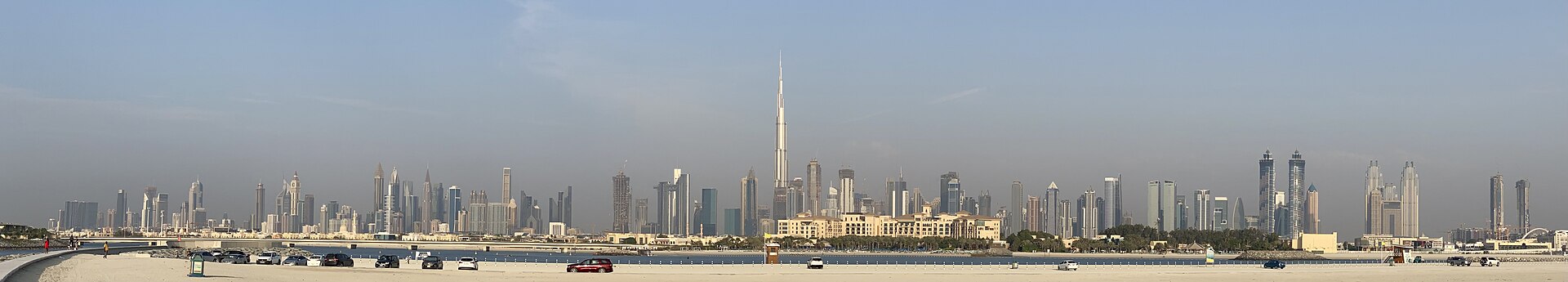 Real skyline photo of Dubai