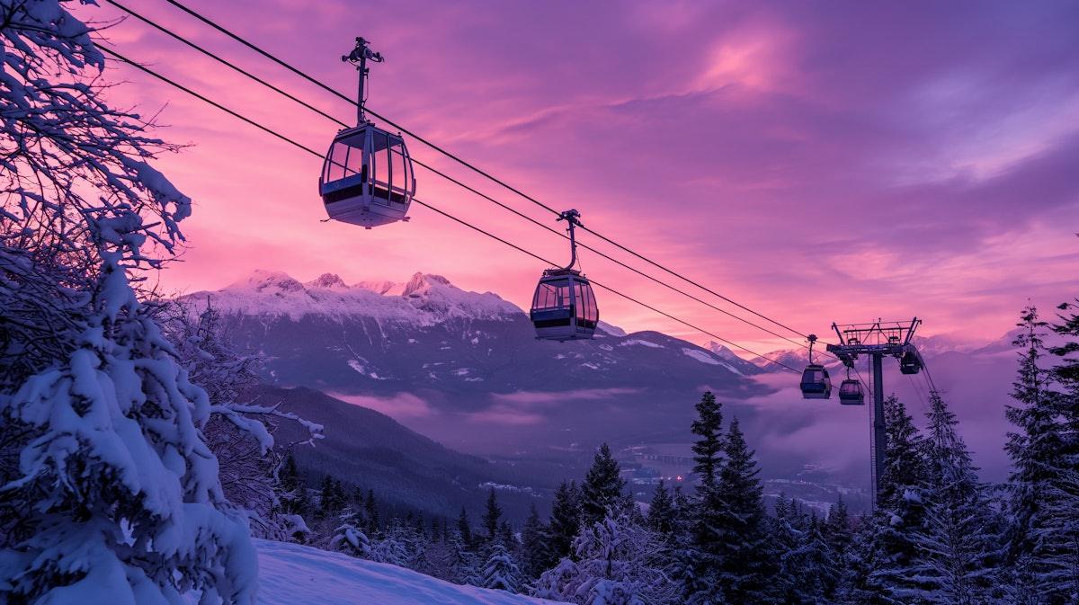 Alpine sunrise over Kashmir mountain landscape